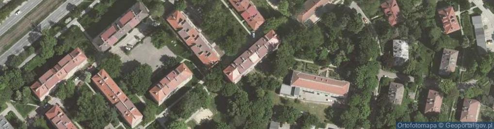 Zdjęcie satelitarne Osiedle Krakowiaków os.