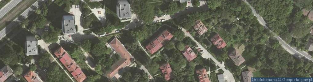 Zdjęcie satelitarne Osiedle Krakowiaków os.