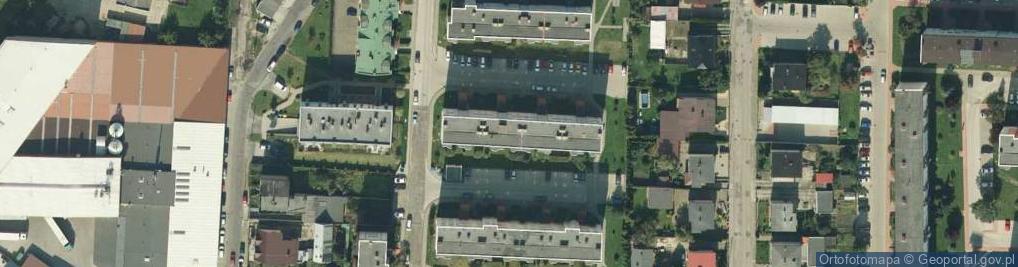 Zdjęcie satelitarne Osiedle Dąbrowskiego os.