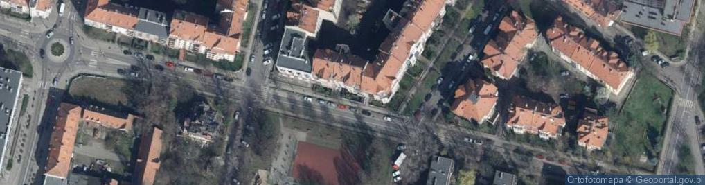 Zdjęcie satelitarne Oświęcimska ul.