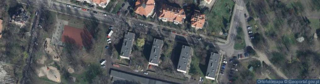 Zdjęcie satelitarne Oświęcimska ul.