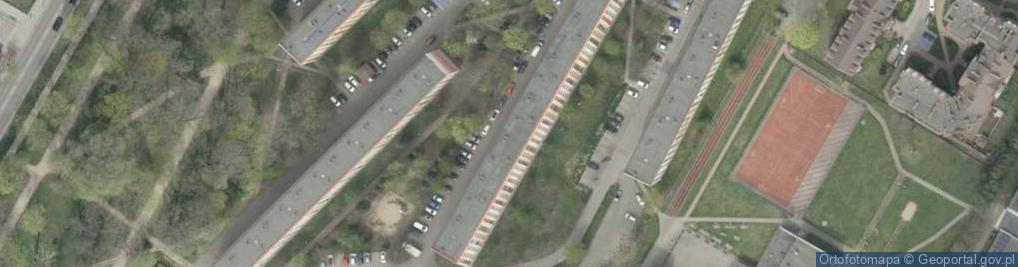 Zdjęcie satelitarne Osiedle Bohaterów Monte Cassino os.