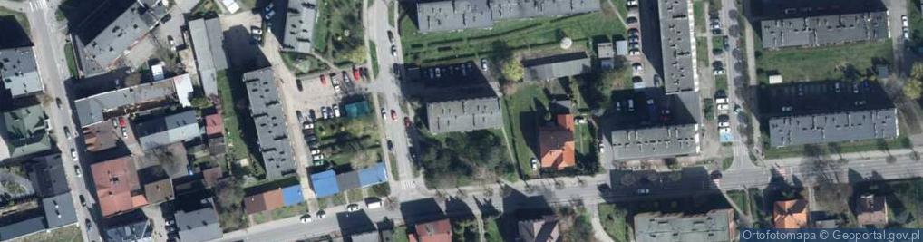 Zdjęcie satelitarne Oświęcimska ul.