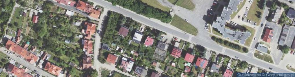 Zdjęcie satelitarne Oświęcimska ul.