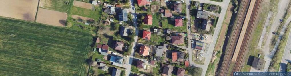Zdjęcie satelitarne Osiedle Kolejowe os.