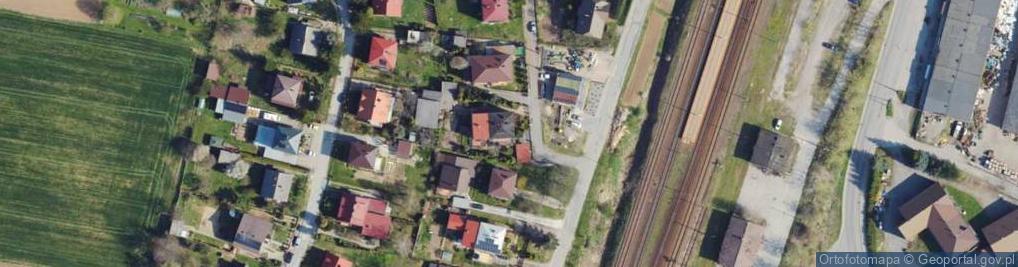 Zdjęcie satelitarne Osiedle Kolejowe os.