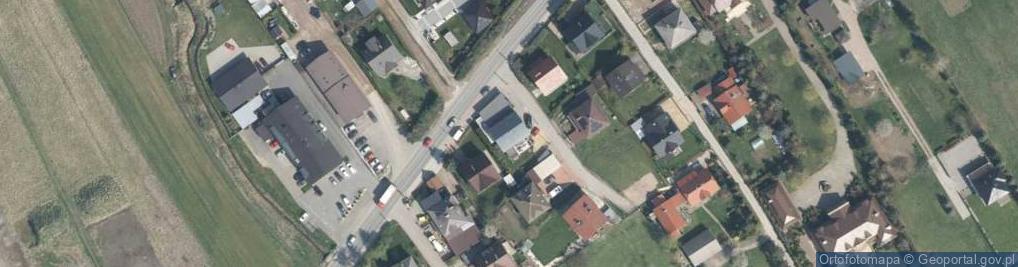 Zdjęcie satelitarne Osieczany ul.