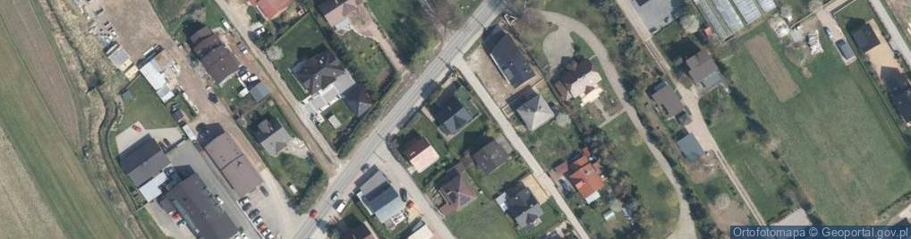 Zdjęcie satelitarne Osieczany ul.