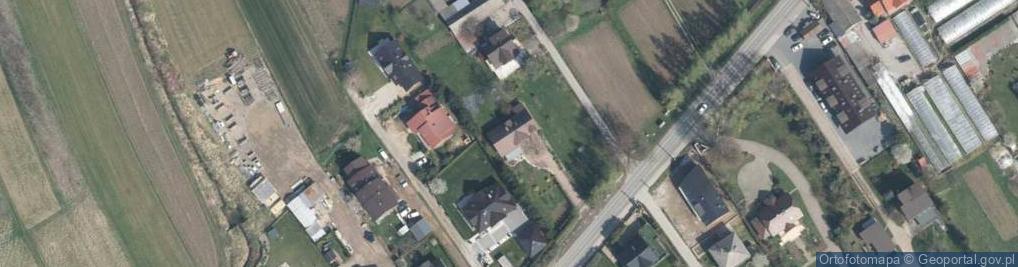 Zdjęcie satelitarne Osieczany ul.
