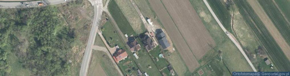 Zdjęcie satelitarne Osieczany ul.