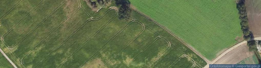 Zdjęcie satelitarne Osieczek ul.