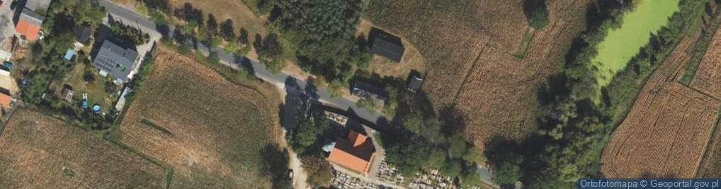 Zdjęcie satelitarne Osieczek ul.