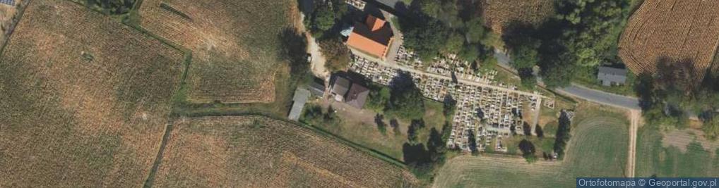 Zdjęcie satelitarne Osieczek ul.