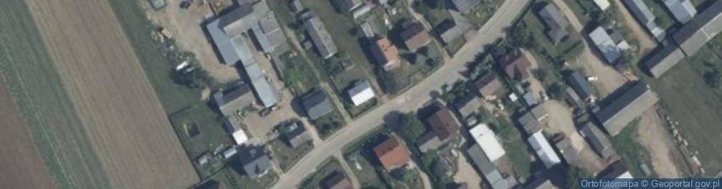 Zdjęcie satelitarne Osiny Dolne ul.