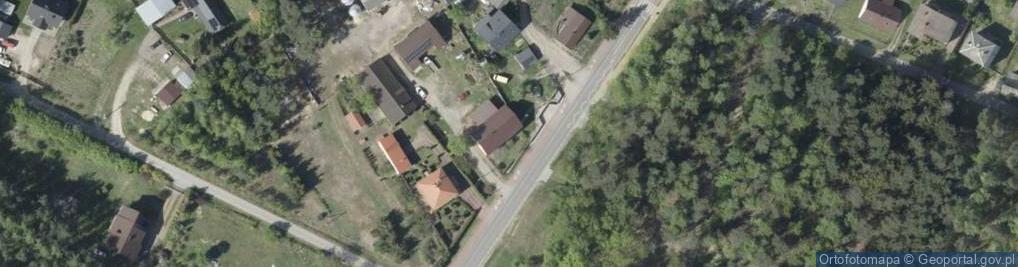 Zdjęcie satelitarne Osiny ul.