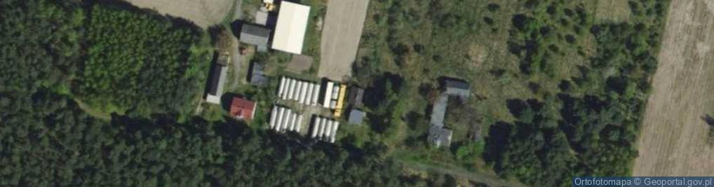 Zdjęcie satelitarne Osiny ul.