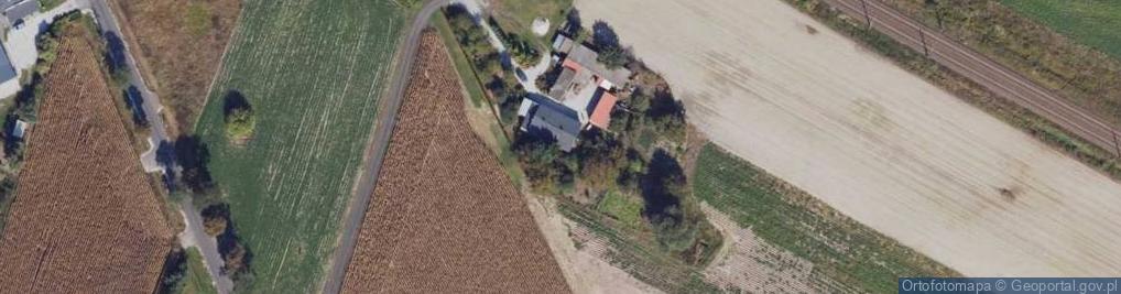 Zdjęcie satelitarne Ośno ul.