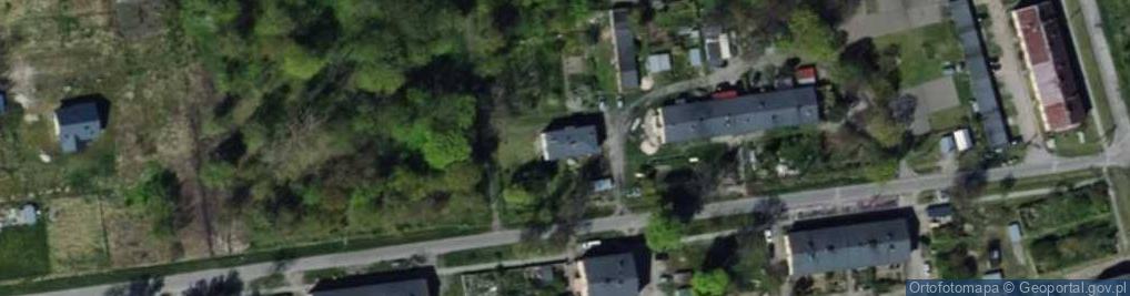 Zdjęcie satelitarne Ostrowy-Cukrownia ul.