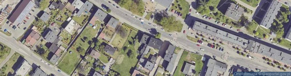 Zdjęcie satelitarne Oświęcimska ul.