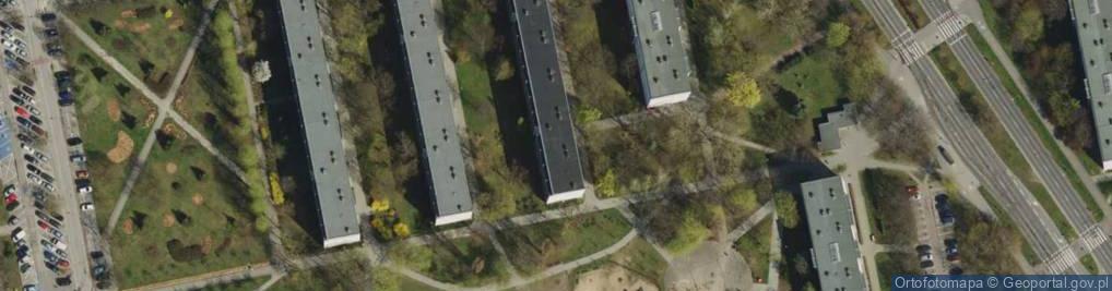 Zdjęcie satelitarne Osiedle Powstań Narodowych os.