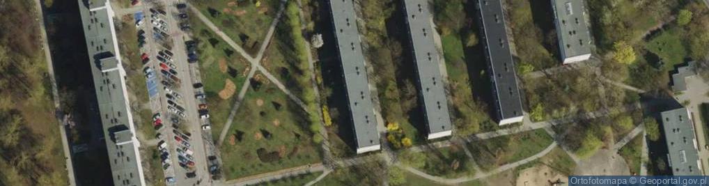 Zdjęcie satelitarne Osiedle Powstań Narodowych os.