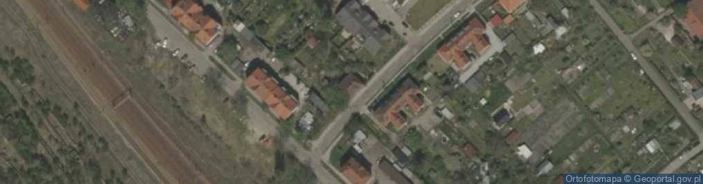 Zdjęcie satelitarne Oświęcimska ul.