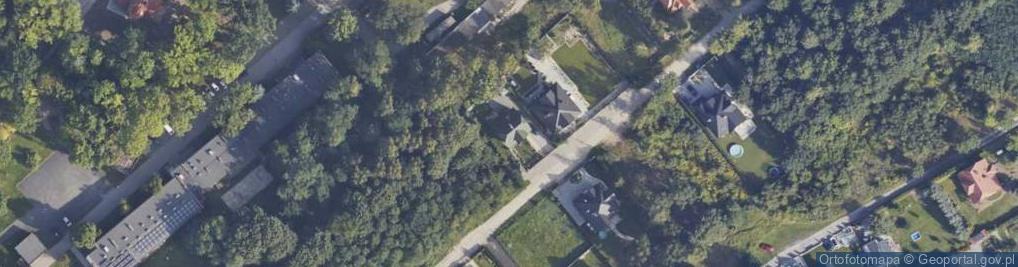 Zdjęcie satelitarne Ostrego, por. ul.
