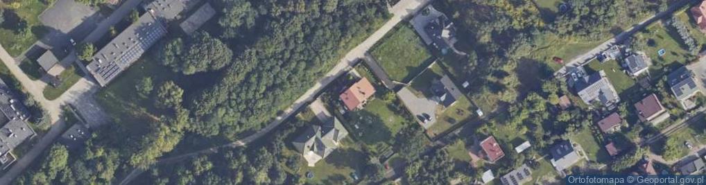 Zdjęcie satelitarne Ostrego, por. ul.