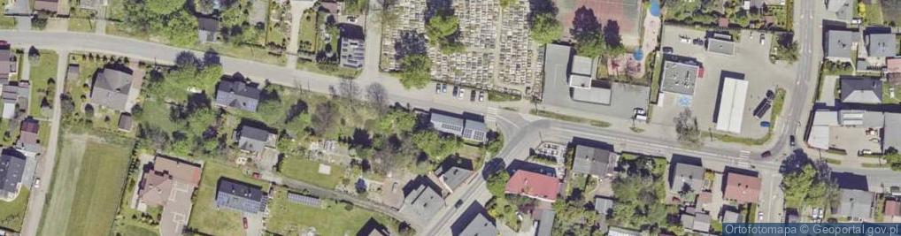 Zdjęcie satelitarne Oświęcimska ul.