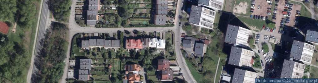 Zdjęcie satelitarne Osiedle Krakusa os.