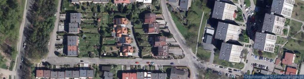 Zdjęcie satelitarne Osiedle Krakusa os.
