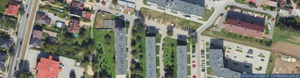 Zdjęcie satelitarne Osiedle Świerczewskiego-Waltera Karola, gen. os.