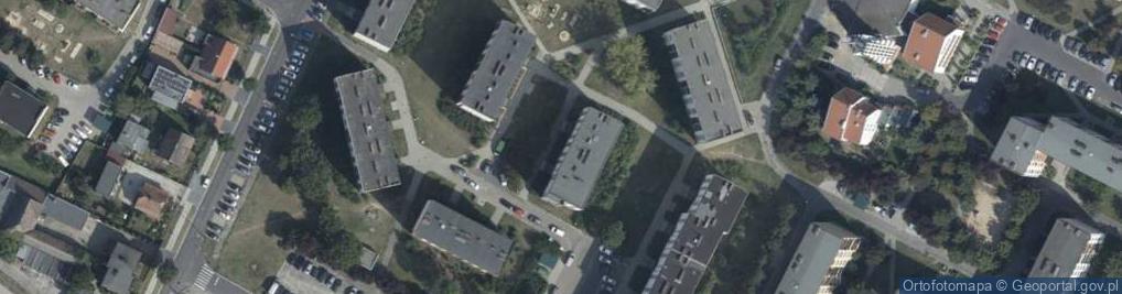 Zdjęcie satelitarne Osiedle Jagiellońskie os.
