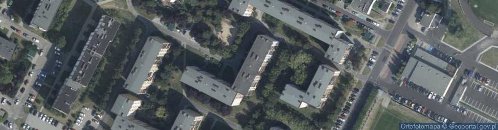Zdjęcie satelitarne Osiedle Jagiellońskie os.