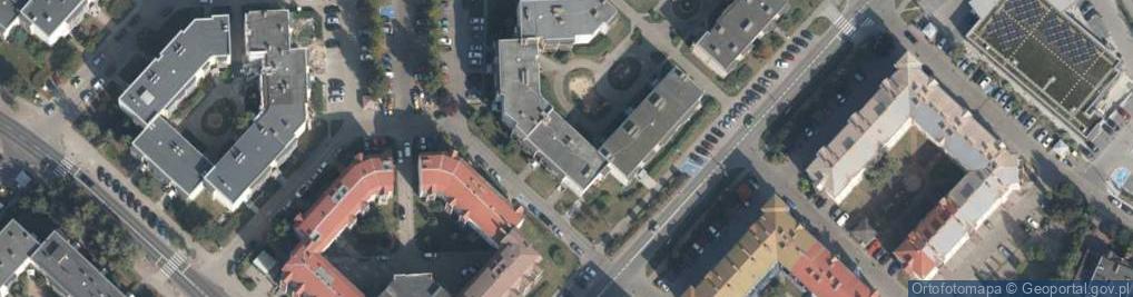 Zdjęcie satelitarne Osiedle Cegielskiego Hipolita os.
