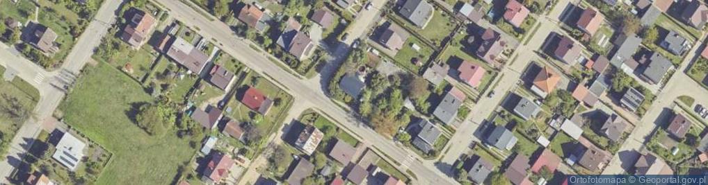Zdjęcie satelitarne Osiedleńcza ul.