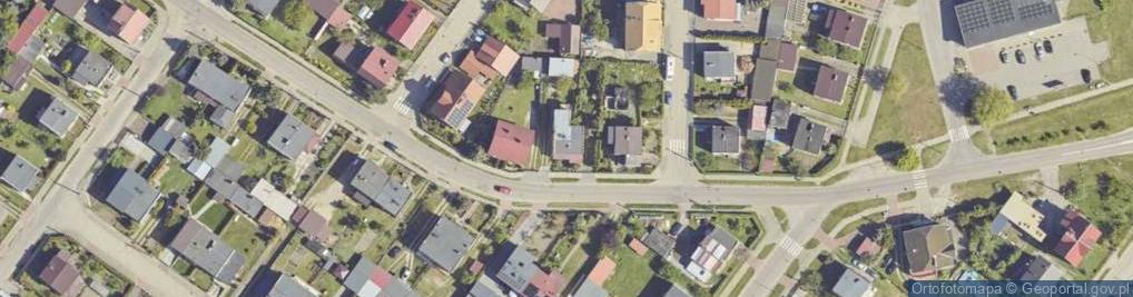Zdjęcie satelitarne Osiedleńcza ul.