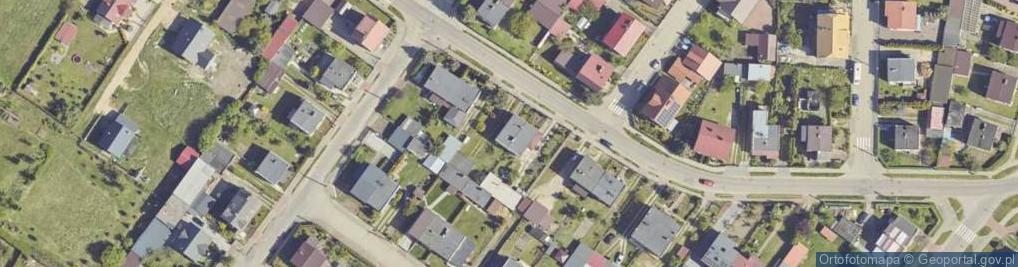 Zdjęcie satelitarne Osiedleńcza ul.