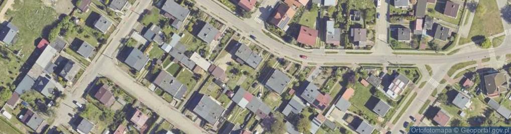 Zdjęcie satelitarne Osiedleńcza ul.