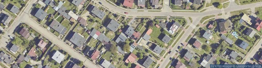 Zdjęcie satelitarne Osiedleńcza ul.