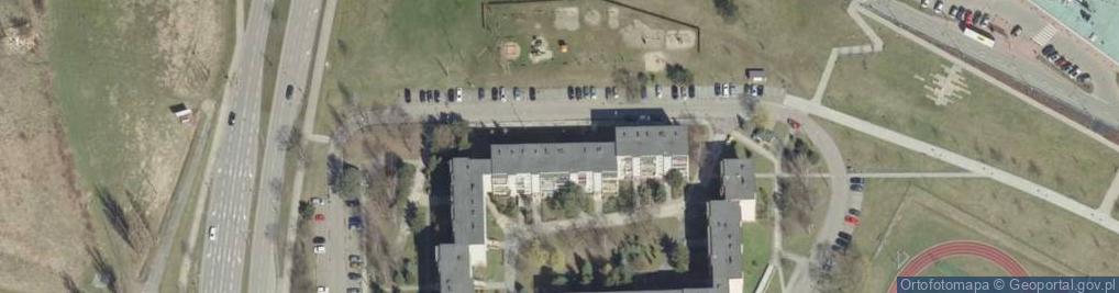 Zdjęcie satelitarne Osiedle Legionów Henryka Dąbrowskiego os.