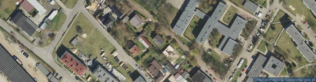 Zdjęcie satelitarne Osieckiej Agnieszki ul.