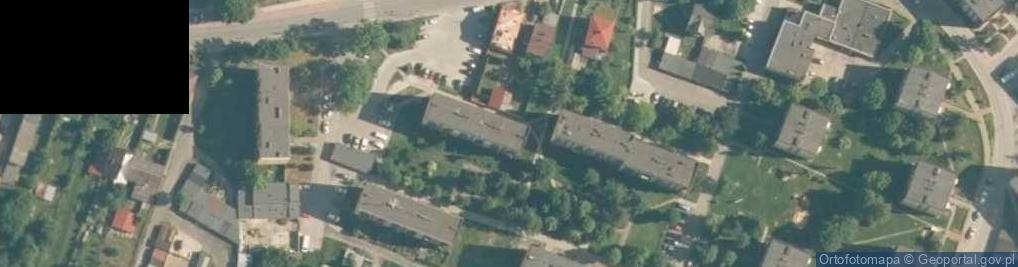 Zdjęcie satelitarne Osiedle Broniewskiego Władysława os.
