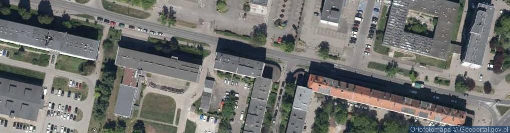 Zdjęcie satelitarne Ostrowskiego Aleksandra ul.