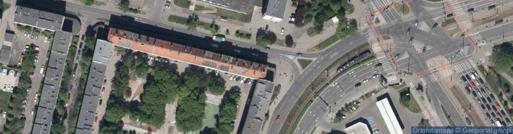 Zdjęcie satelitarne Ostrowskiego Aleksandra ul.