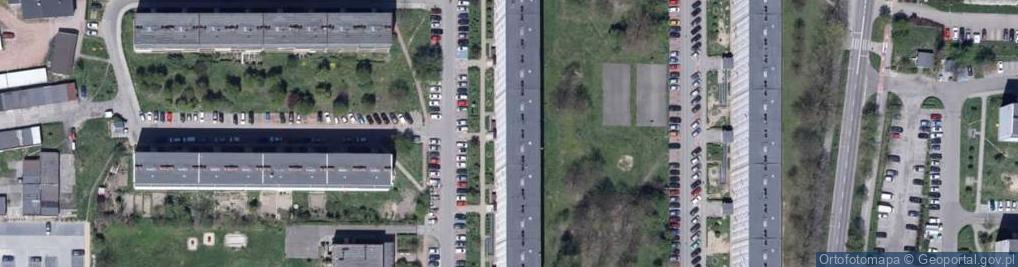 Zdjęcie satelitarne Osiedle Powstańców Śląskich os.