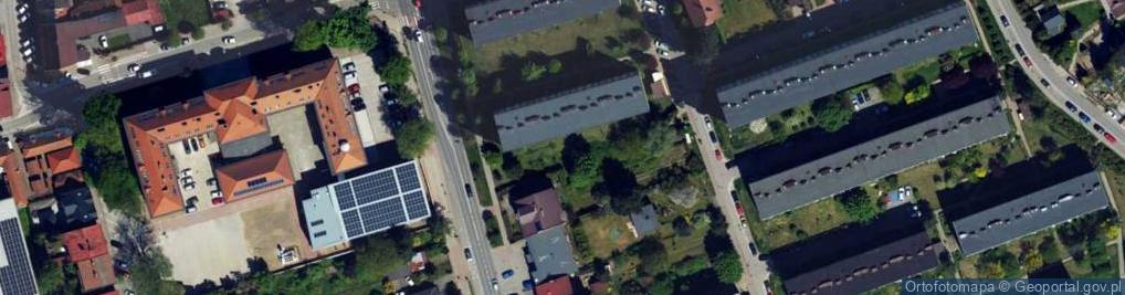 Zdjęcie satelitarne Osiedle Młodych os.