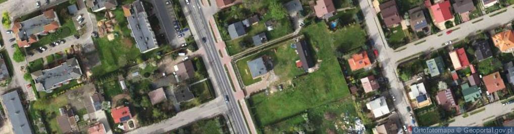 Zdjęcie satelitarne Ozorkowskie Przedmieście ul.