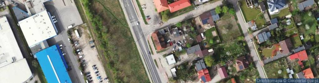 Zdjęcie satelitarne Ozorkowskie Przedmieście ul.
