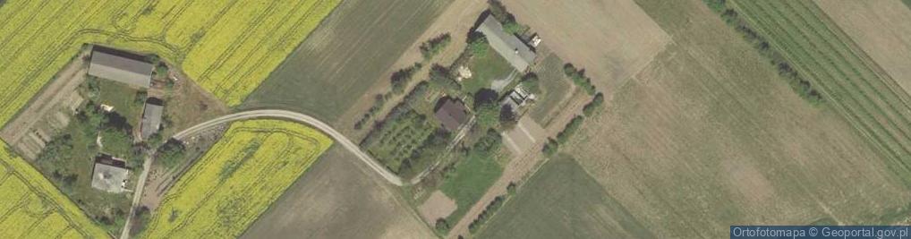 Zdjęcie satelitarne Ożarów ul.